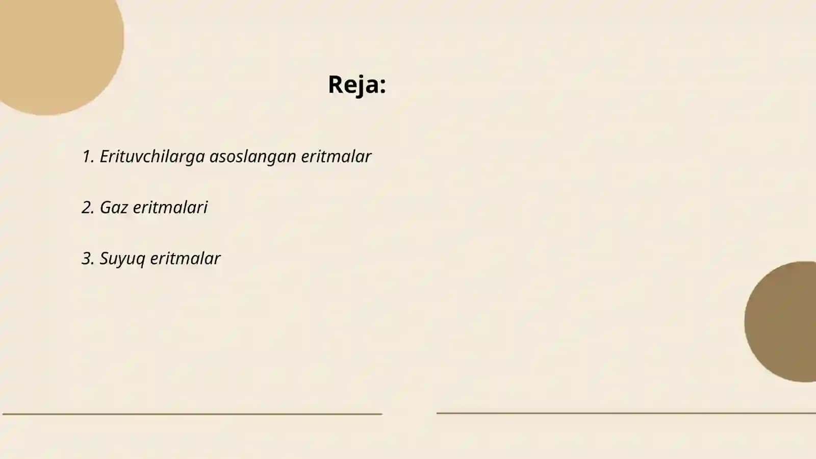 Erituvchilarga asoslangan eritmalar 2