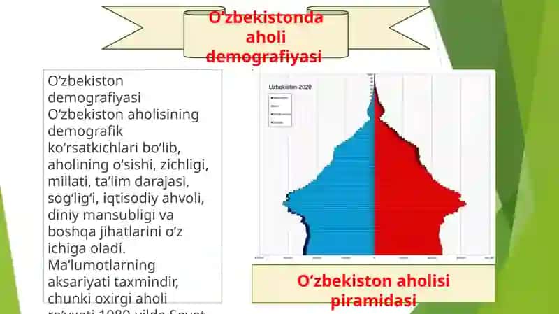 Demografiya. Ijtimoiy soha. Aholi oʻsishi 2
