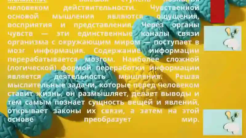 Лекция. Мышление и речь. 2