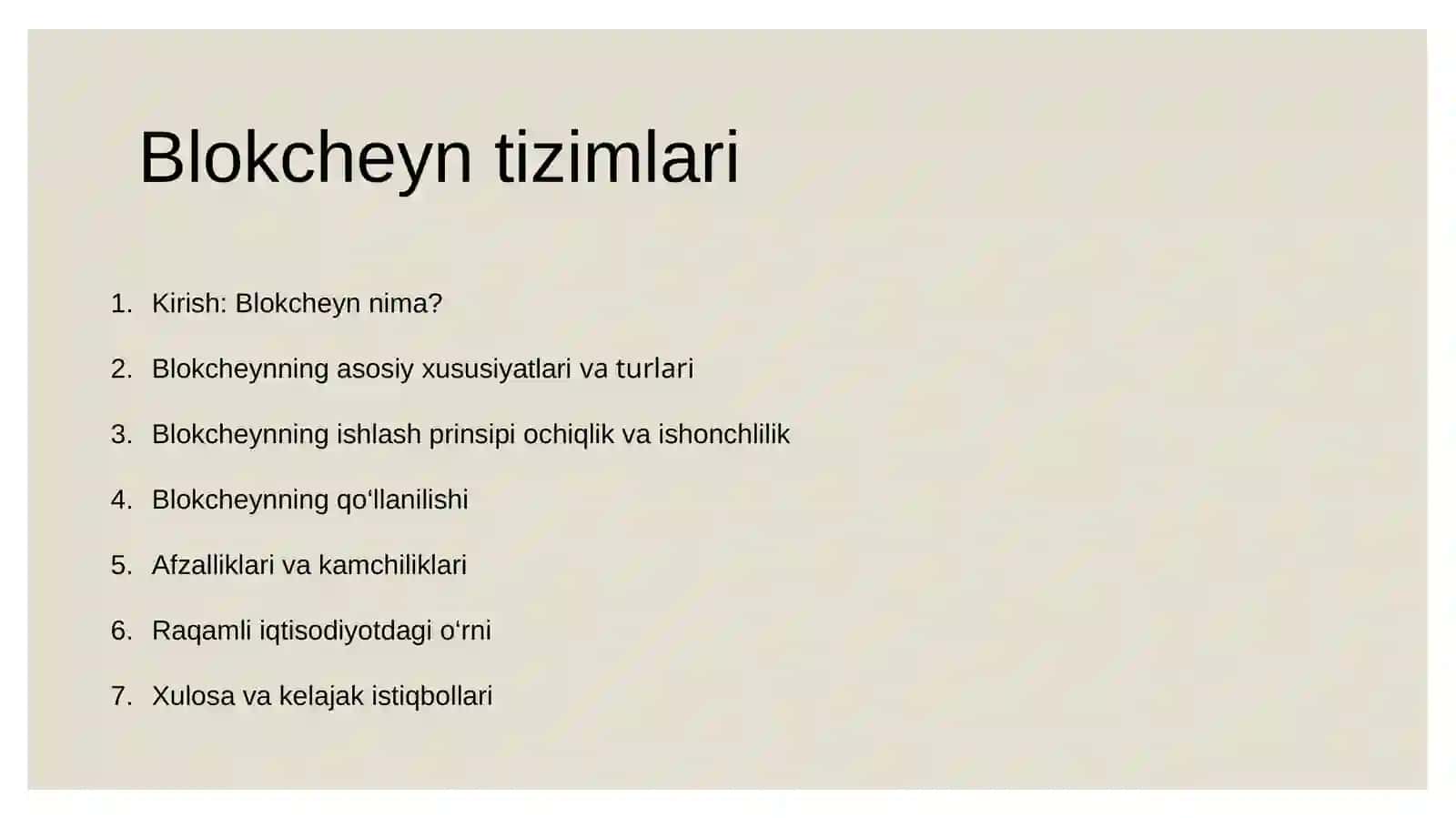 Raqamli iqtisodiyot fanidan mustaqil ish 2