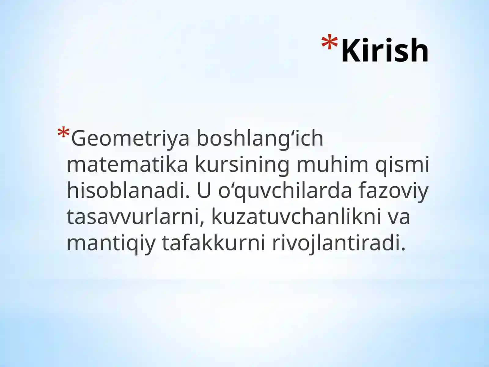 Boshlang‘ich ta’limda geometrik masalalarni o‘qitish metodikasi 2