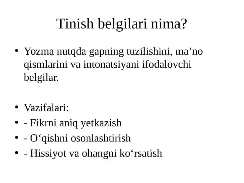 O‘zbektilidatini sh be lgilari va ularning qo‘llanilishi 2