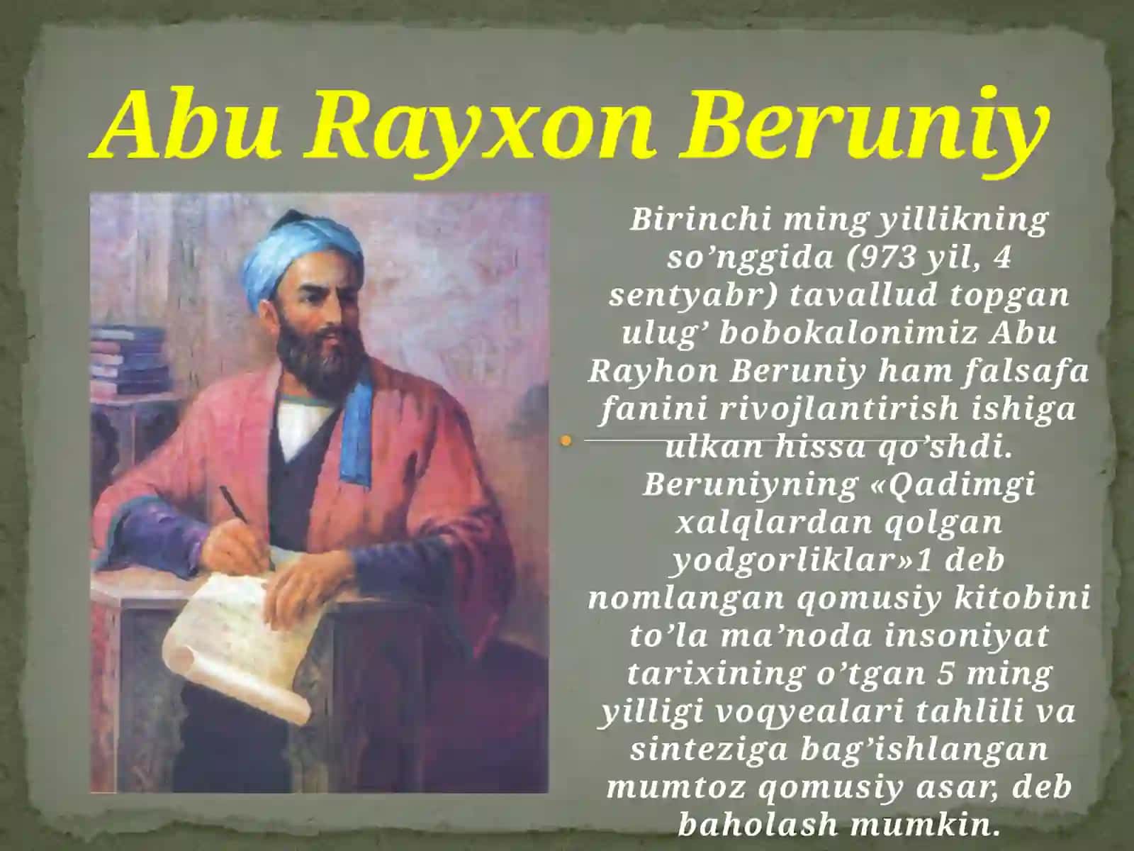 Abu Rayhon Beruniy 2
