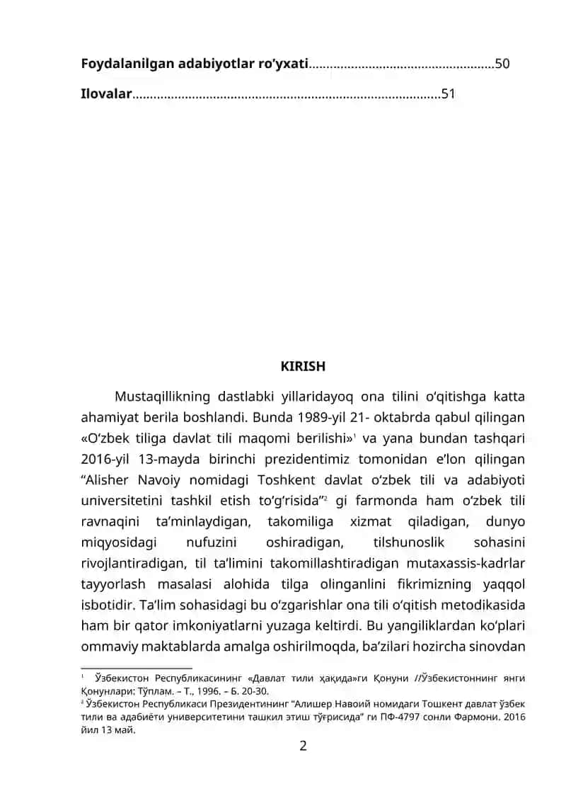 YOZMA ISHLARGA QO’YILADIGAN DTS TALABLARI VA UNING AHAMIYATI 2