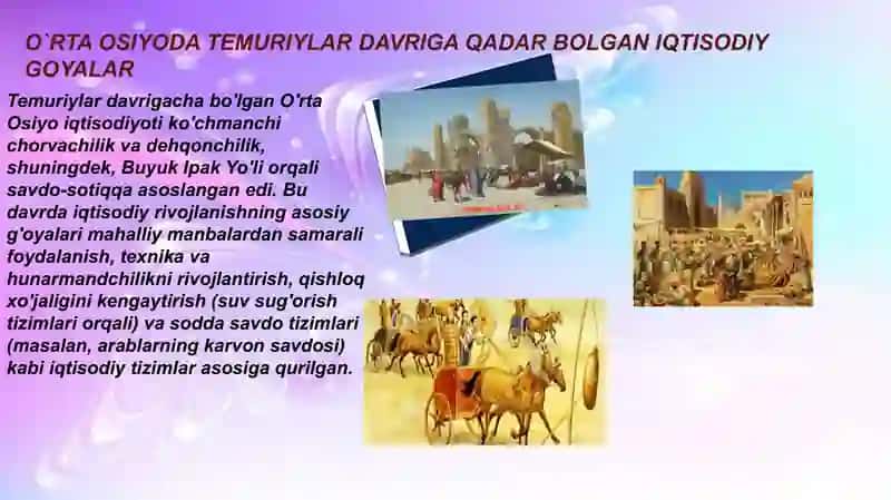 temuriylar davriga qadar bolgan iqtisodiy qarashlar 2