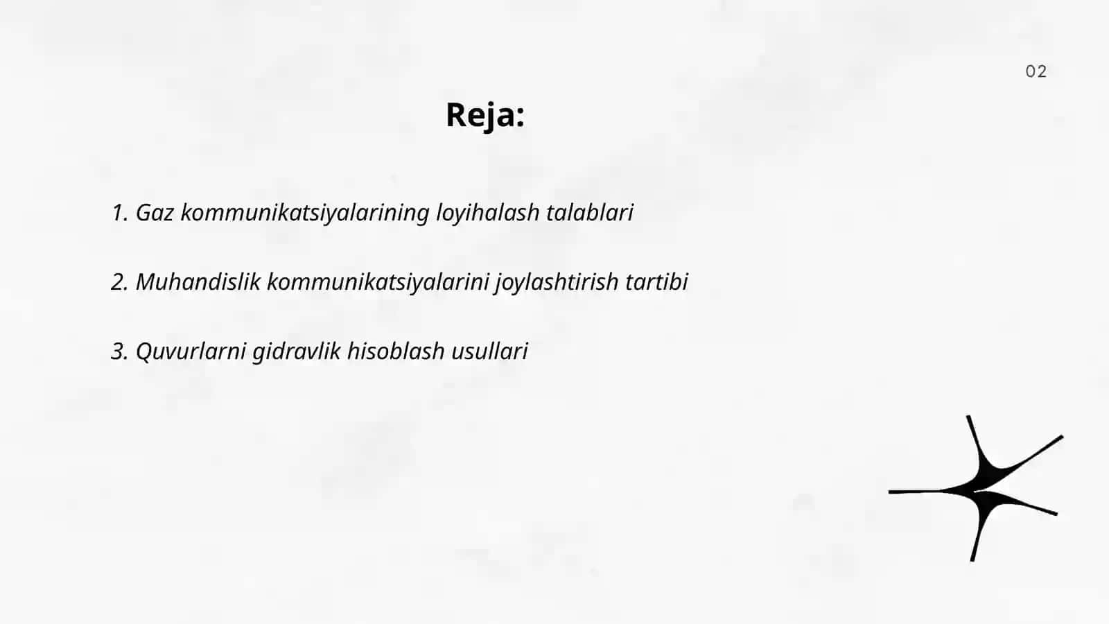 Gaz kommunikatsiyalarining loyihalash talablari 2