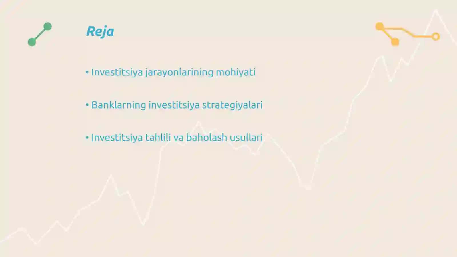 Banklardagi investitsiya jarayonlarining mazmuni va asosiy bosqichlari 2