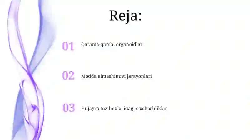 Oʻsimlik va hayvon hujayralarining oʻxshashlik va farqli jihatlari 2