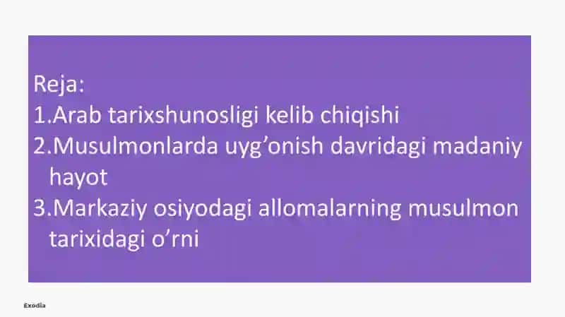 Musulmon uygonish davrida oʻzbek axolisi uslubiyatlari 2