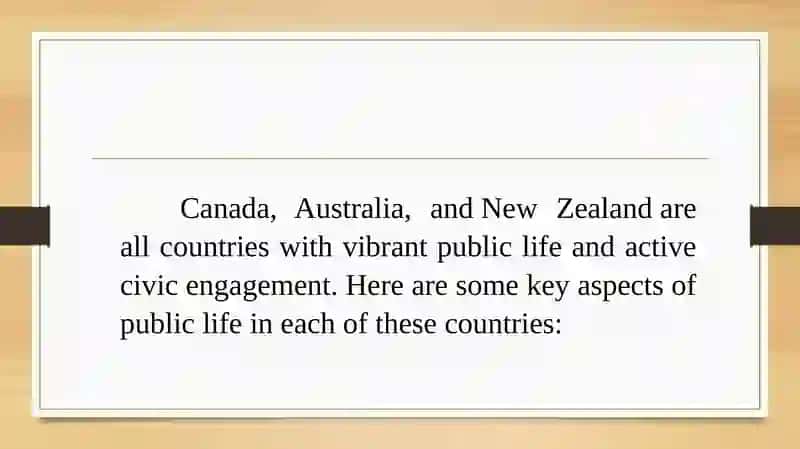 Public life of Canada 2