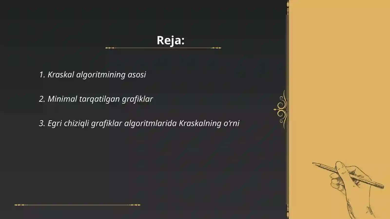 Kraskal algoritmi 2