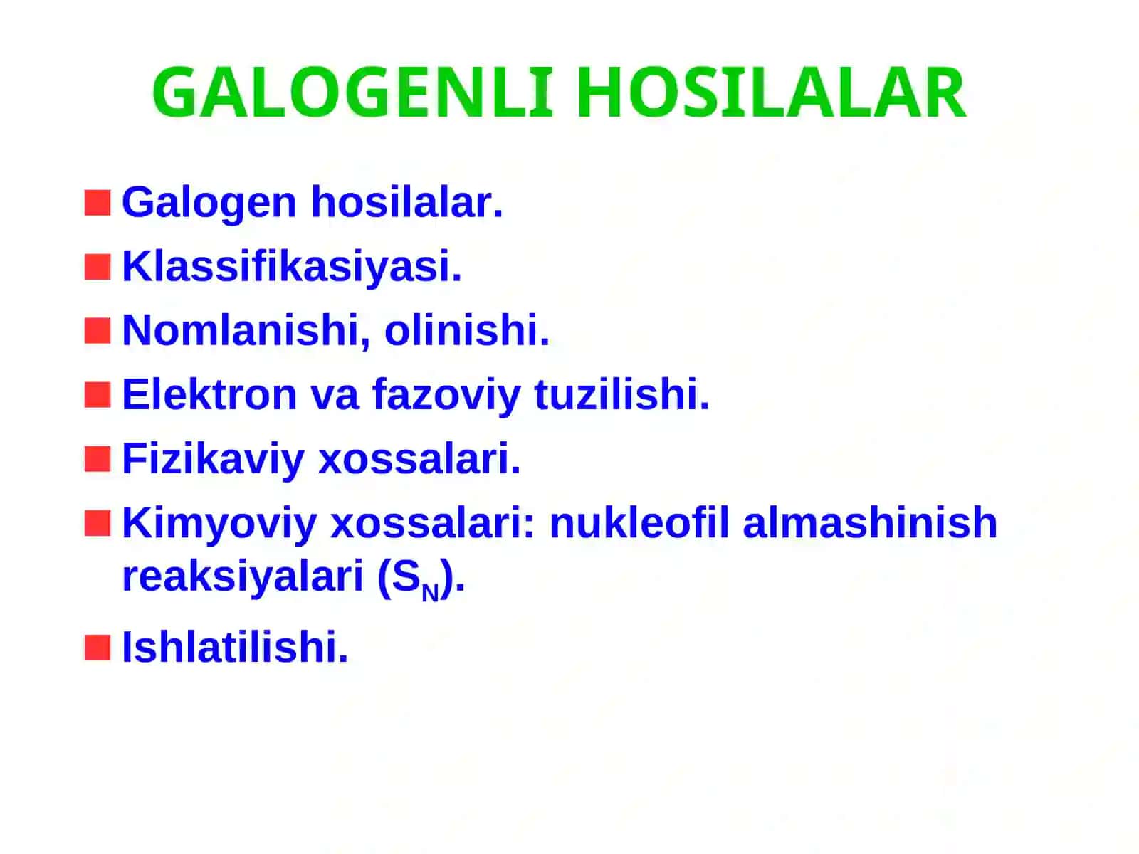 GALOGENLI HOSILALAR 2