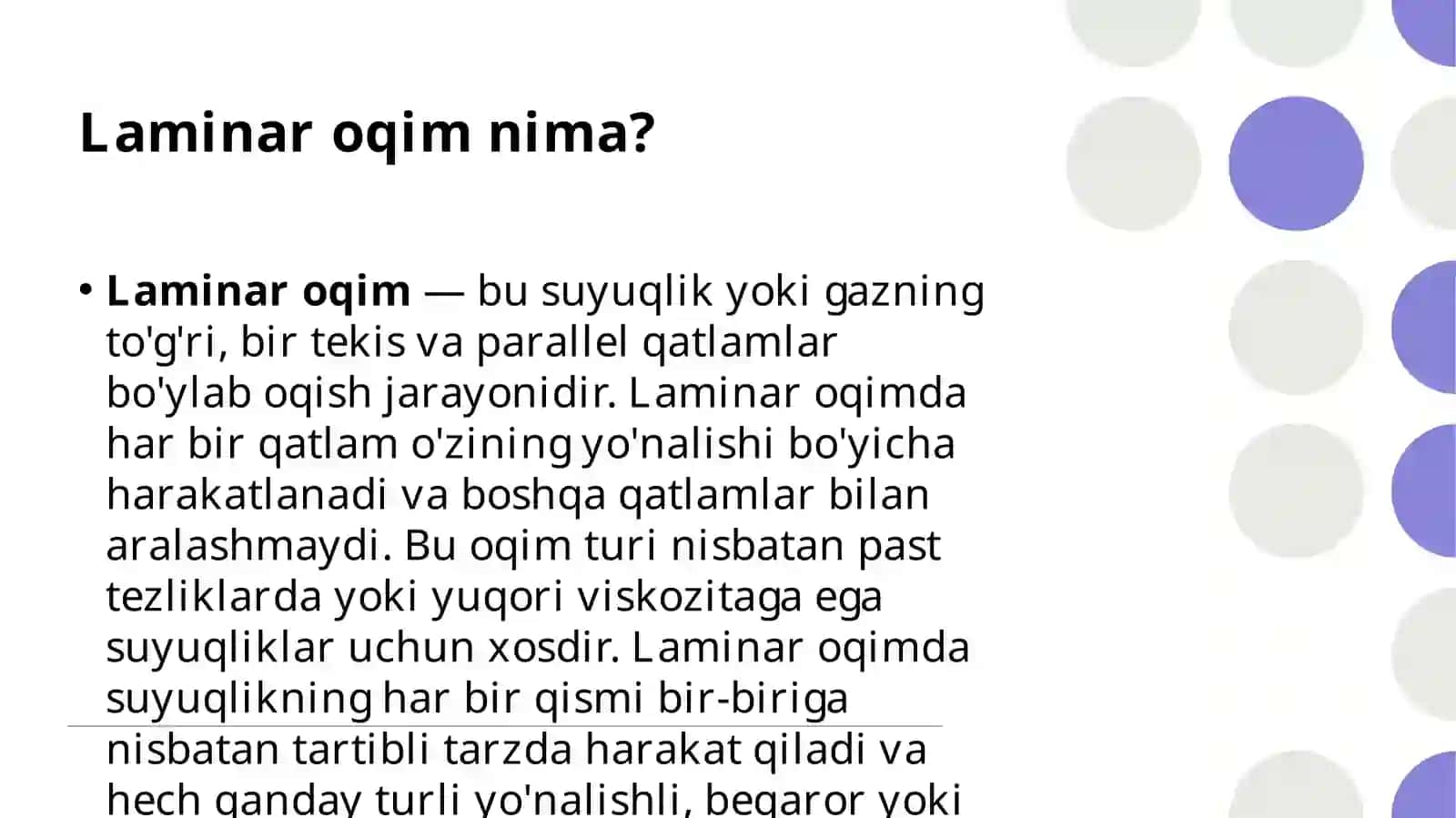Laminar va turbulent oqimlarning tibbiyotdagi ahamiyati. Qon oqim tezligini aniqlash va uning tibbiyotdagi ahamiyati 2