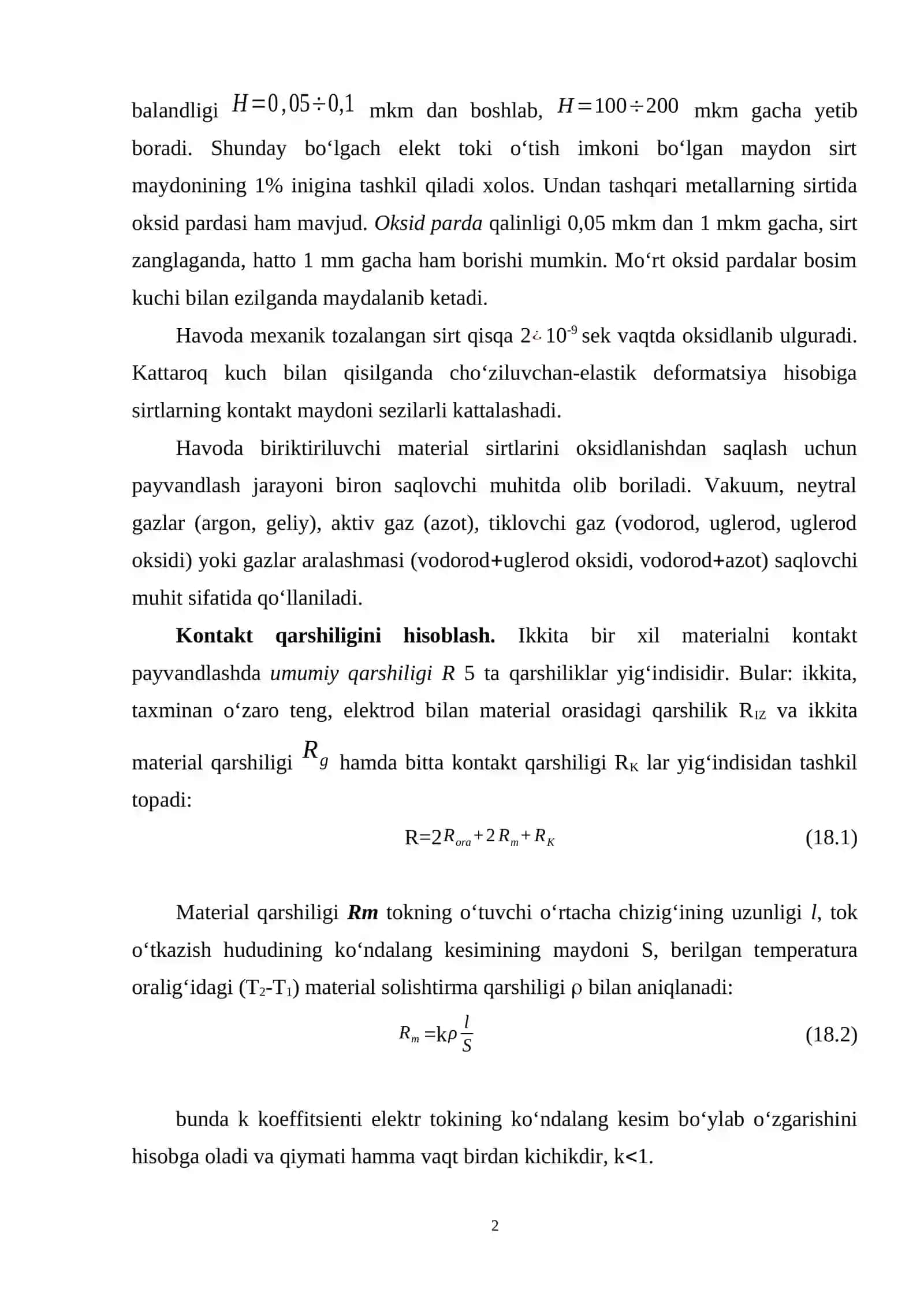 ELEKTR KONTAKT PAYVANDLASH 2