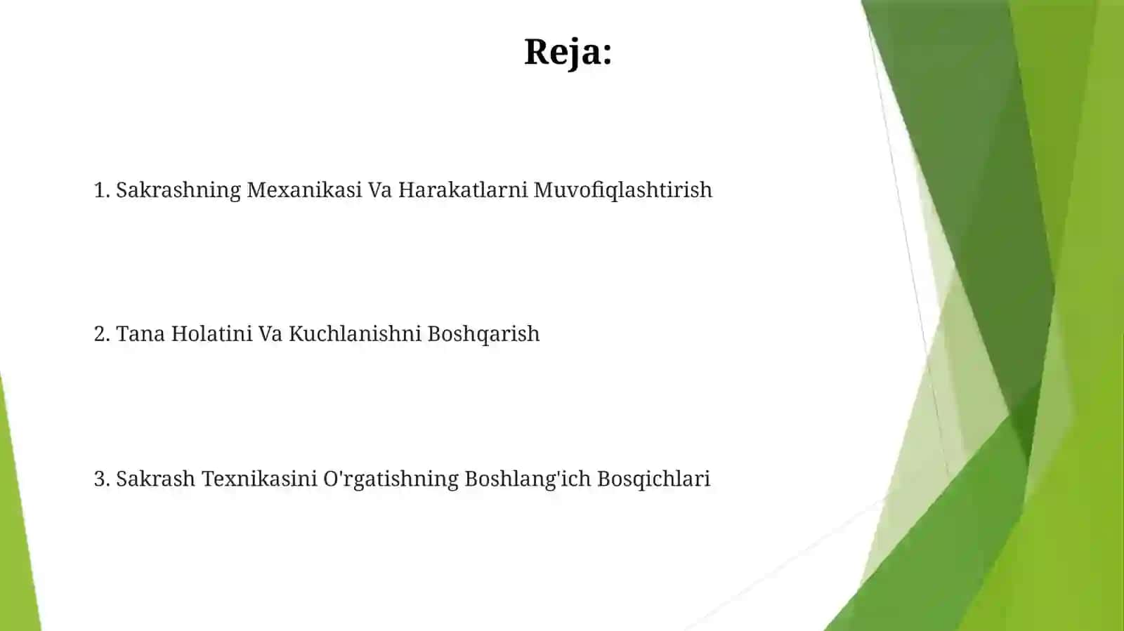 Sakrashning Mexanikasi Va Harakatlarni Muvofiqlashtirish 2