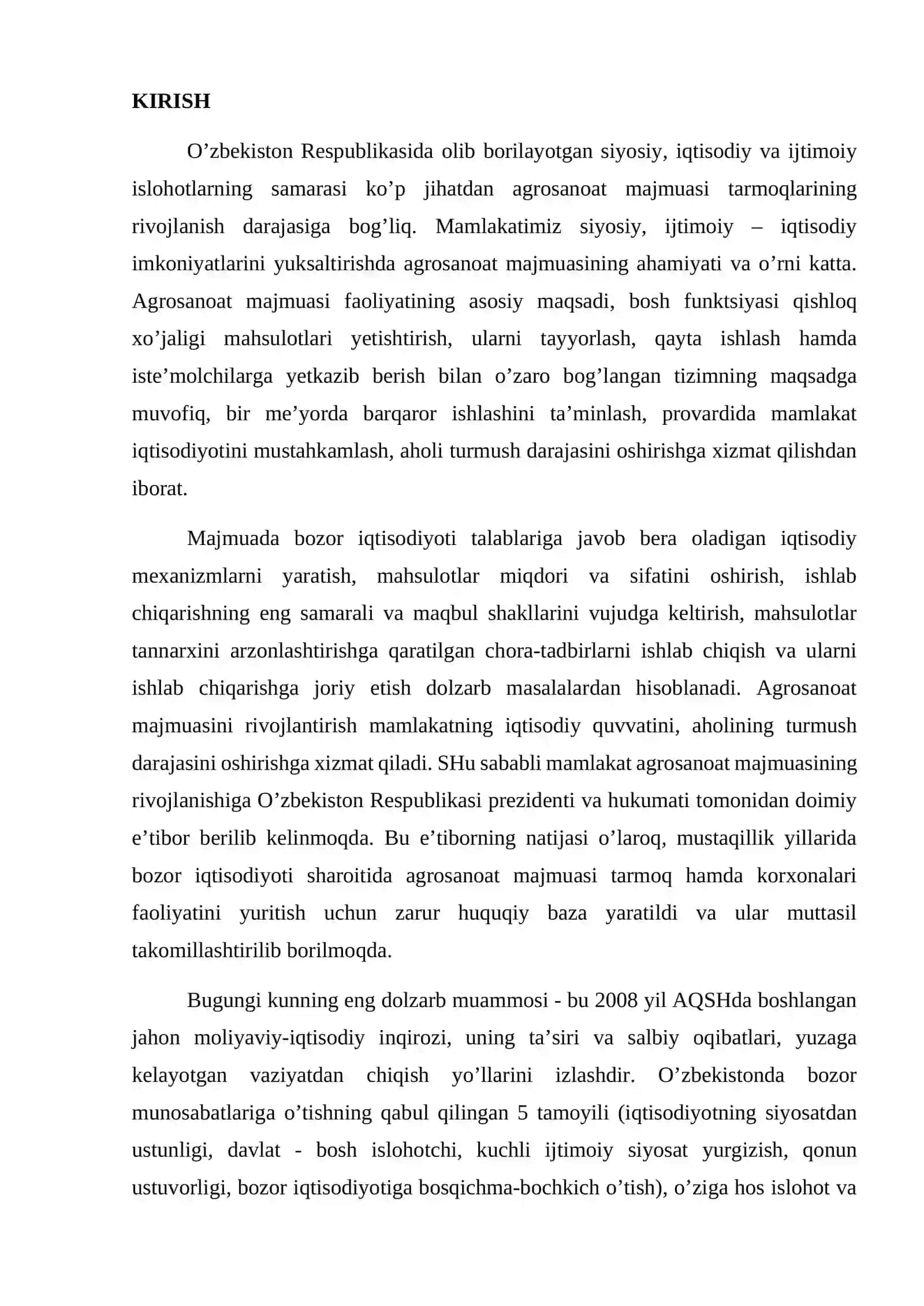 Asosiy vositalardan foydalanish samaradorliilgi taxlili 2