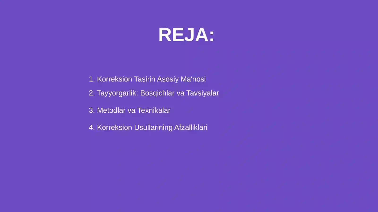 Korreksion tasir 2