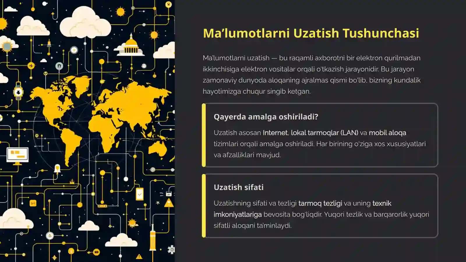 Ma’lumotlarni Uzatish Tushunchasi 2