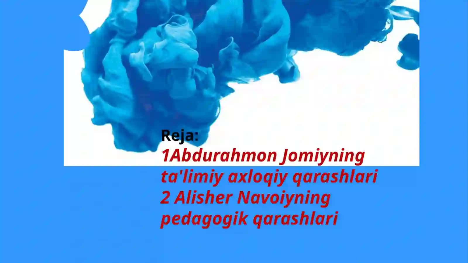 Abdurahmon Jomiyning ta'limiy-ahloqiy qarashlari 2
