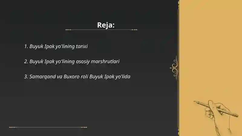 Buyuk Ipak yo’li 2