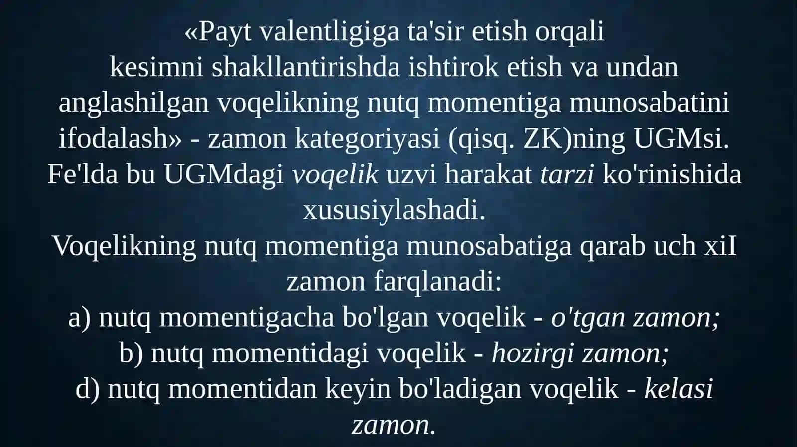 FE'LNING ZAMON, MAYL VA SHAXS-SON QO'SHIMCHALARI 2