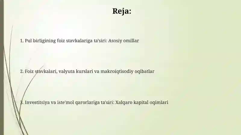 Foiz stavkasiga hisob-kitob 2