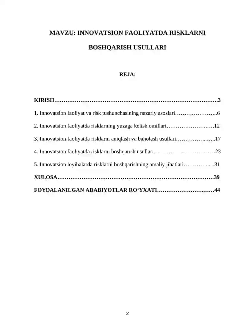 Energetika sohasida "yashil" innovatsiyalarni rivojlantirish 2