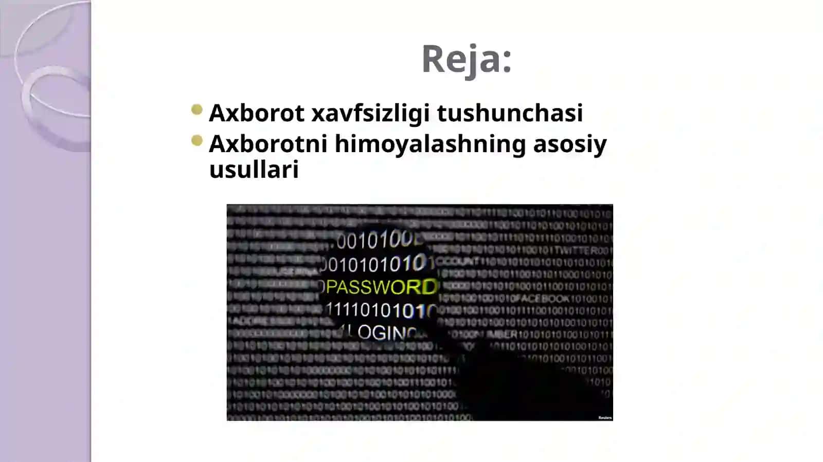 Axborot xavfsizligining asosiy tushunchalari 2