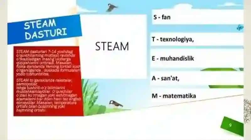 STEAM texnologiyasi konsepsiyasining zamonaviy tendensiyalari 2