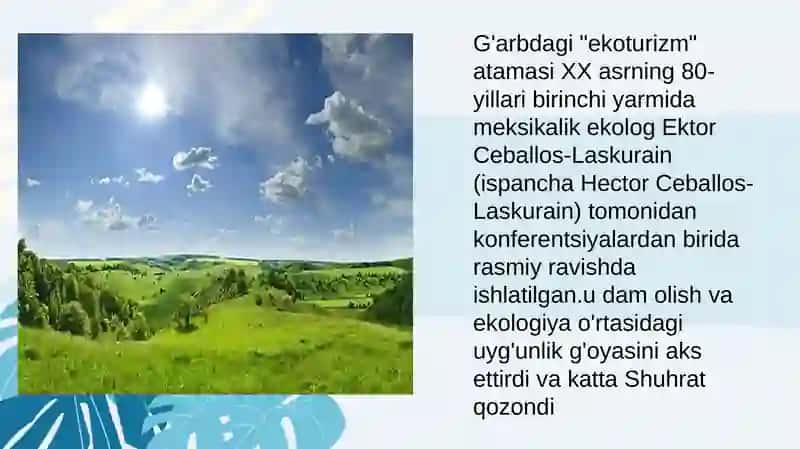 Ekoturizmtarixivaturlari 2