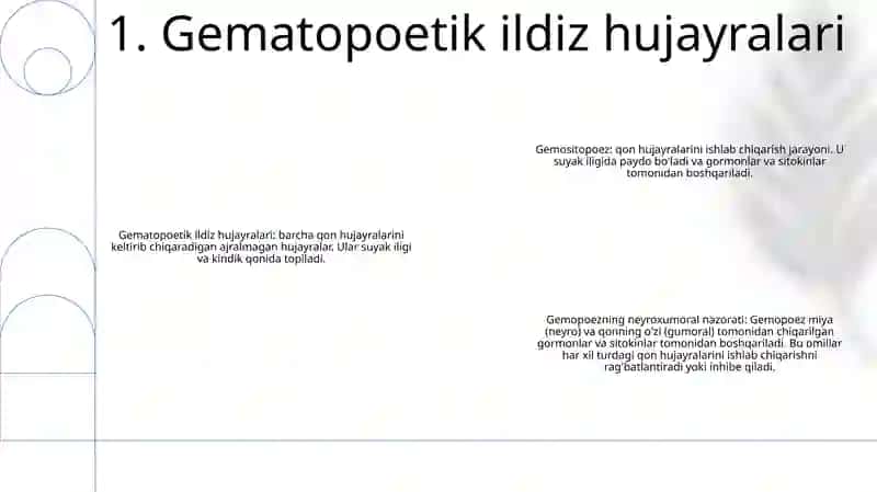 Gemositopoez. Gemositopoezning Neyrogumoral Boshqarilishi 2