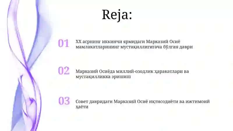 Марказий Осиёда миллий-озодлик ҳаракатлари ва мустақилликка эришиш 2