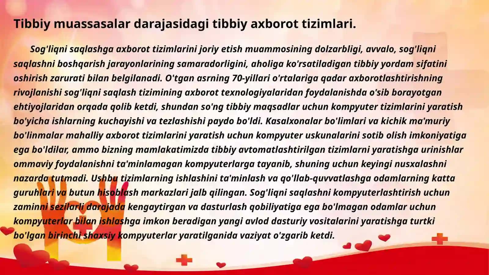 BEMOR AXBOROT TIZIMIDAN FOYDALANISH 2