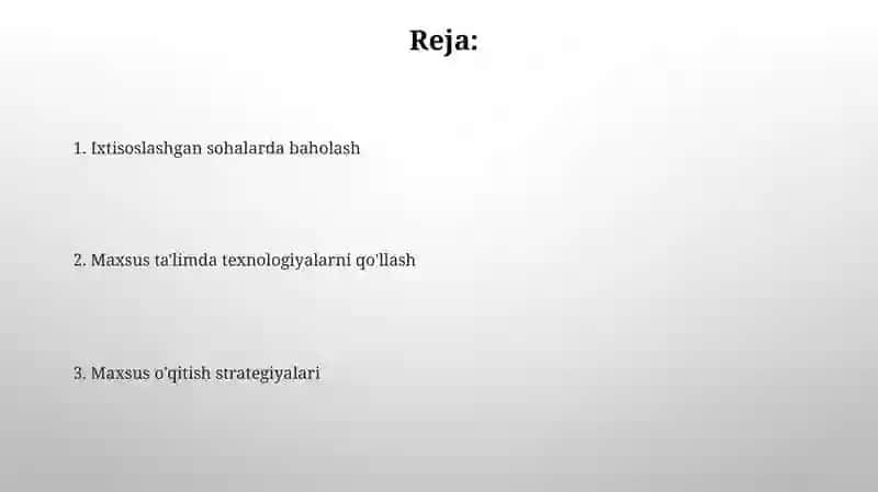 Mutaxassislik fanlarini òqitishda dars shakllari 2