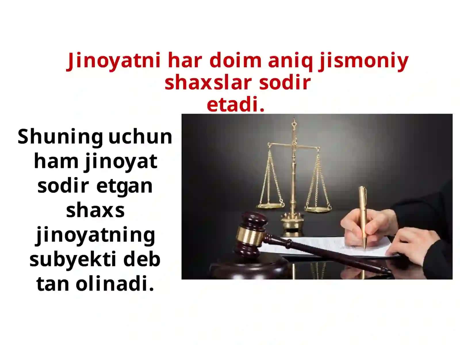 Jinoiy javobgarlik va jazo tizimi 2