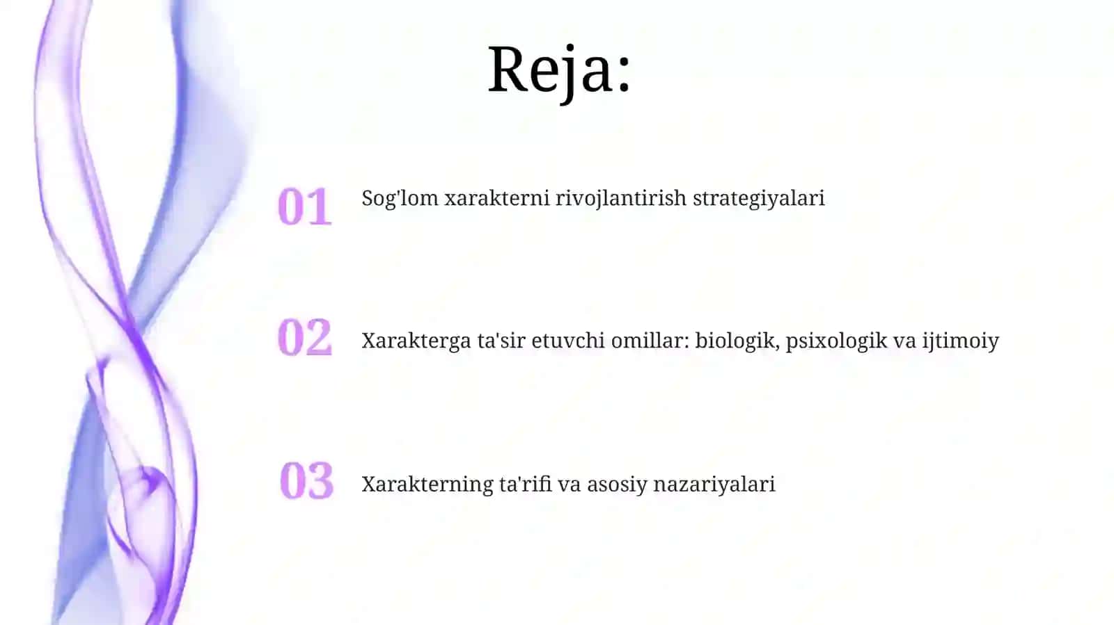 Psixologiya fanidan Xarakter haqida tushuncha 2