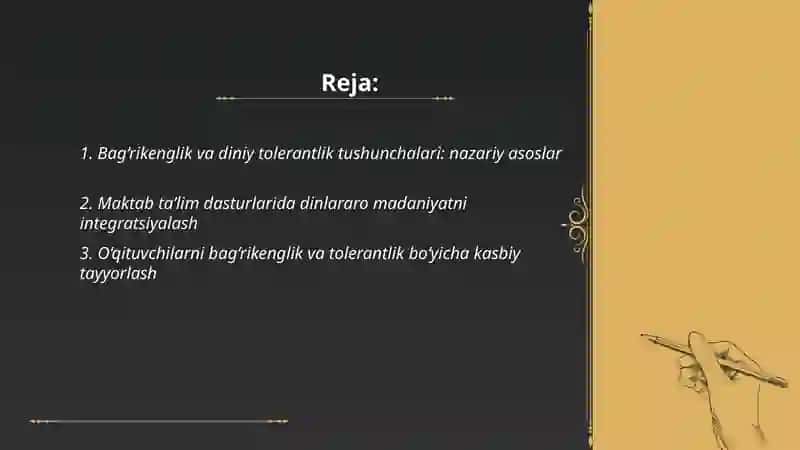 O‘quvchilarda bag‘rikenglik va diniy tolerantlik madaniyatini shakllantirish 2