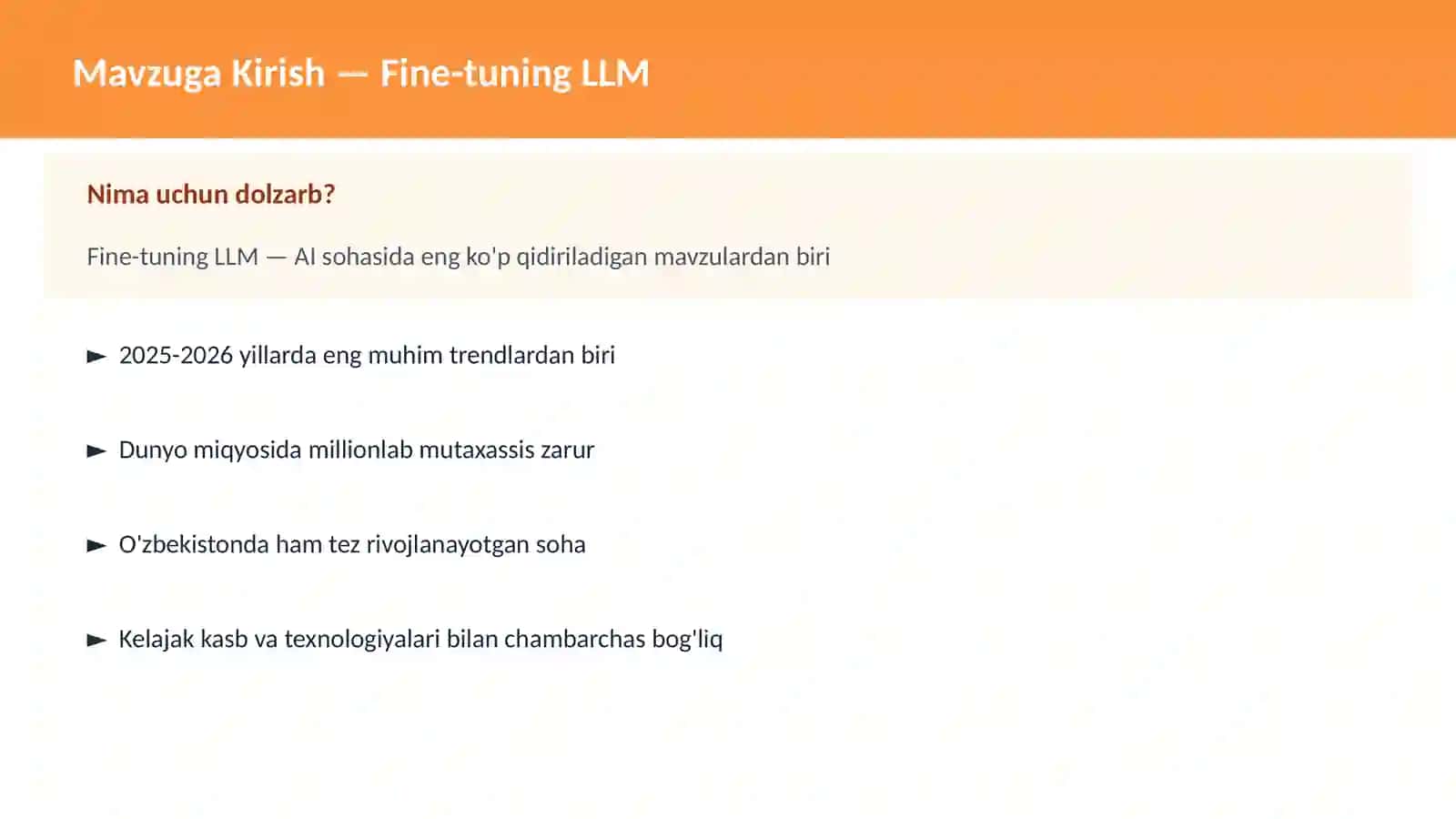 Fine-tuning LLM 2