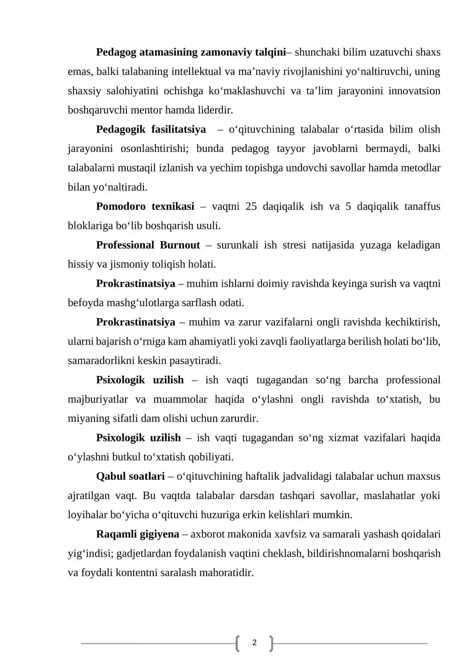 Pedagogik Talim Menijminti...Mustaqil ish 2