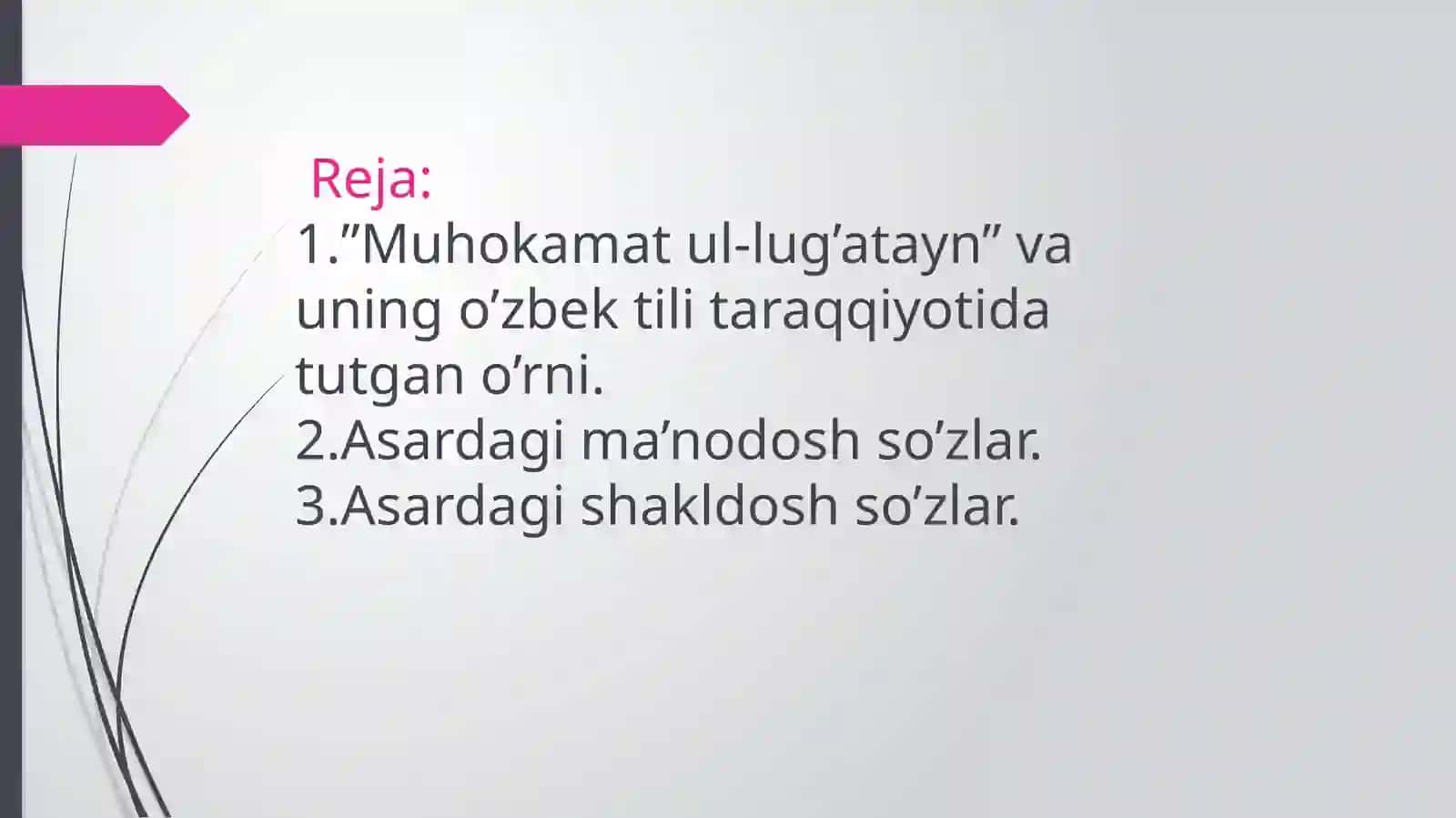 Muhokamat ul-lug’atayndagi ma’nodosh va shakldosh so’zlar 2
