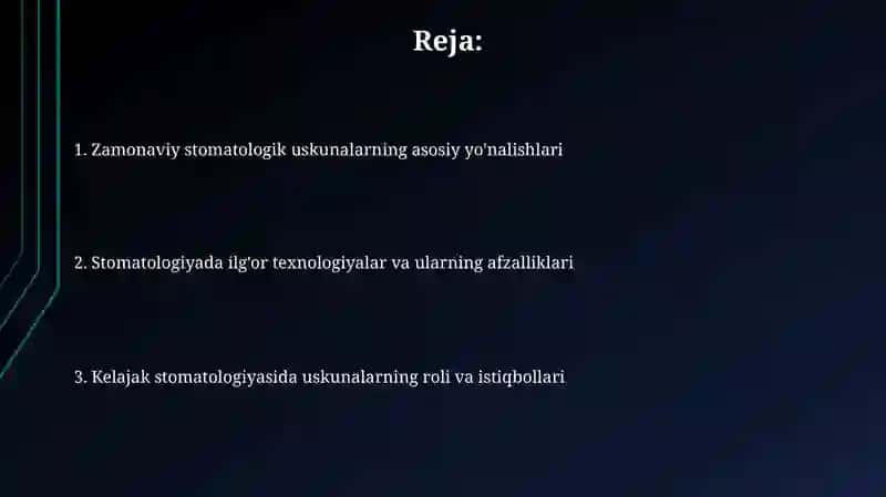 Zamonaviy stomatologik asbob uskunalar 2