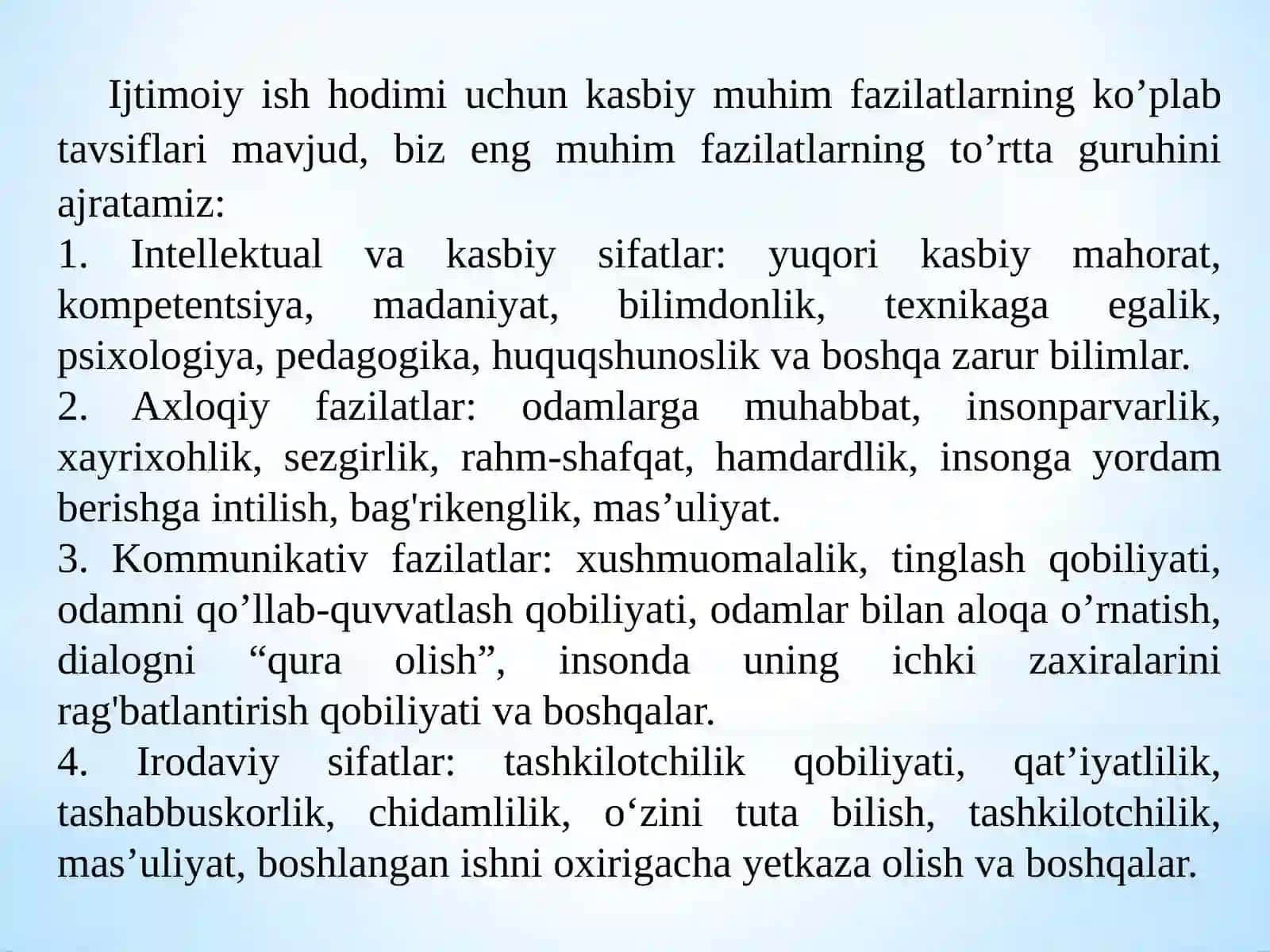 Ijtimoiy xizmat ko‘rsatuvchi mutaxxasislarda kasbiy kuyish holatlari profilaktikasi 2
