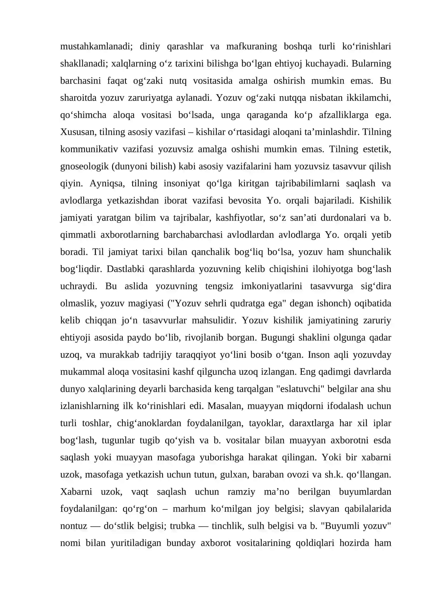 2-mavzu. Yozuv. O‘zbek xalqi foydalangan yozuvlar. Lotin yozuviga asoslangan yangi o‘zbek alifbosi va imlo qoidalari 2
