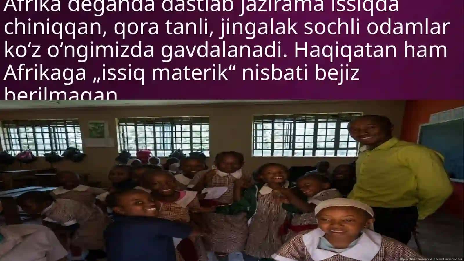 Materik iqlimining xususiyatlari 2
