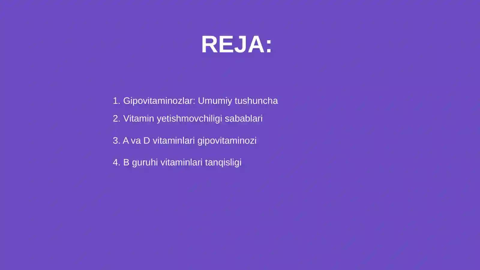 Gipovitaminozlar klinikasi 2