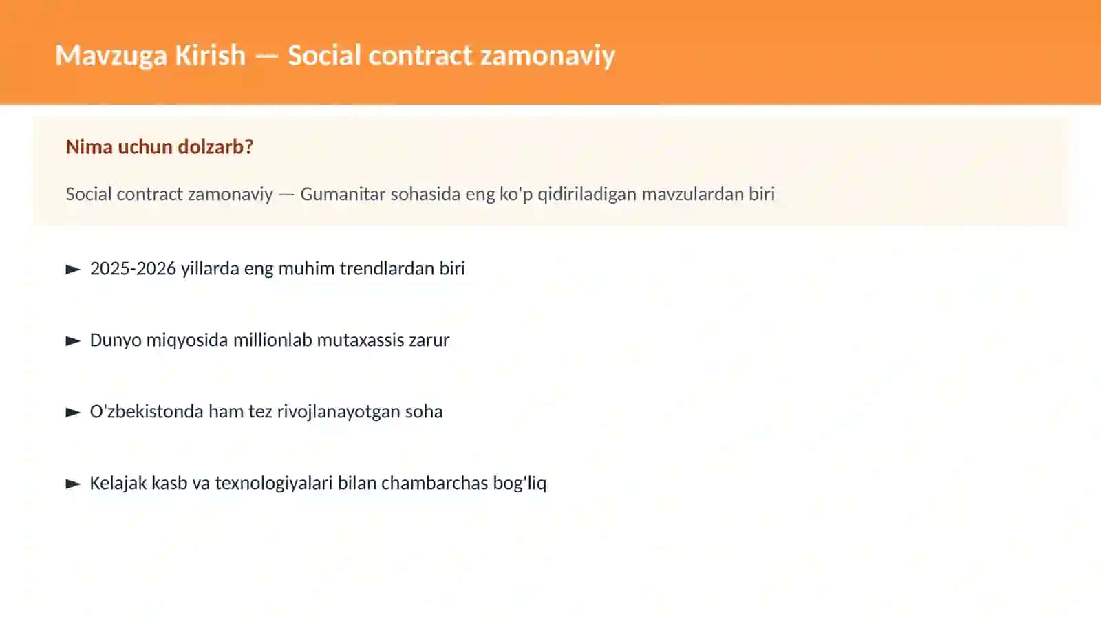 Social contract zamonaviy 2