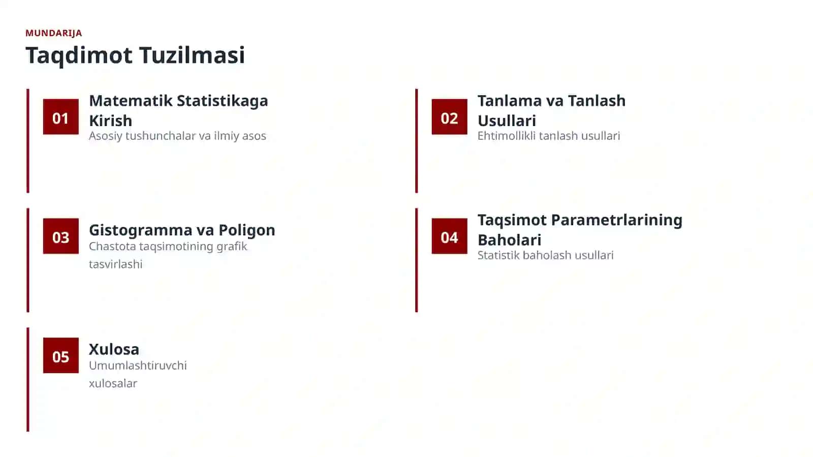 Matematik Statistika Elementlari 2