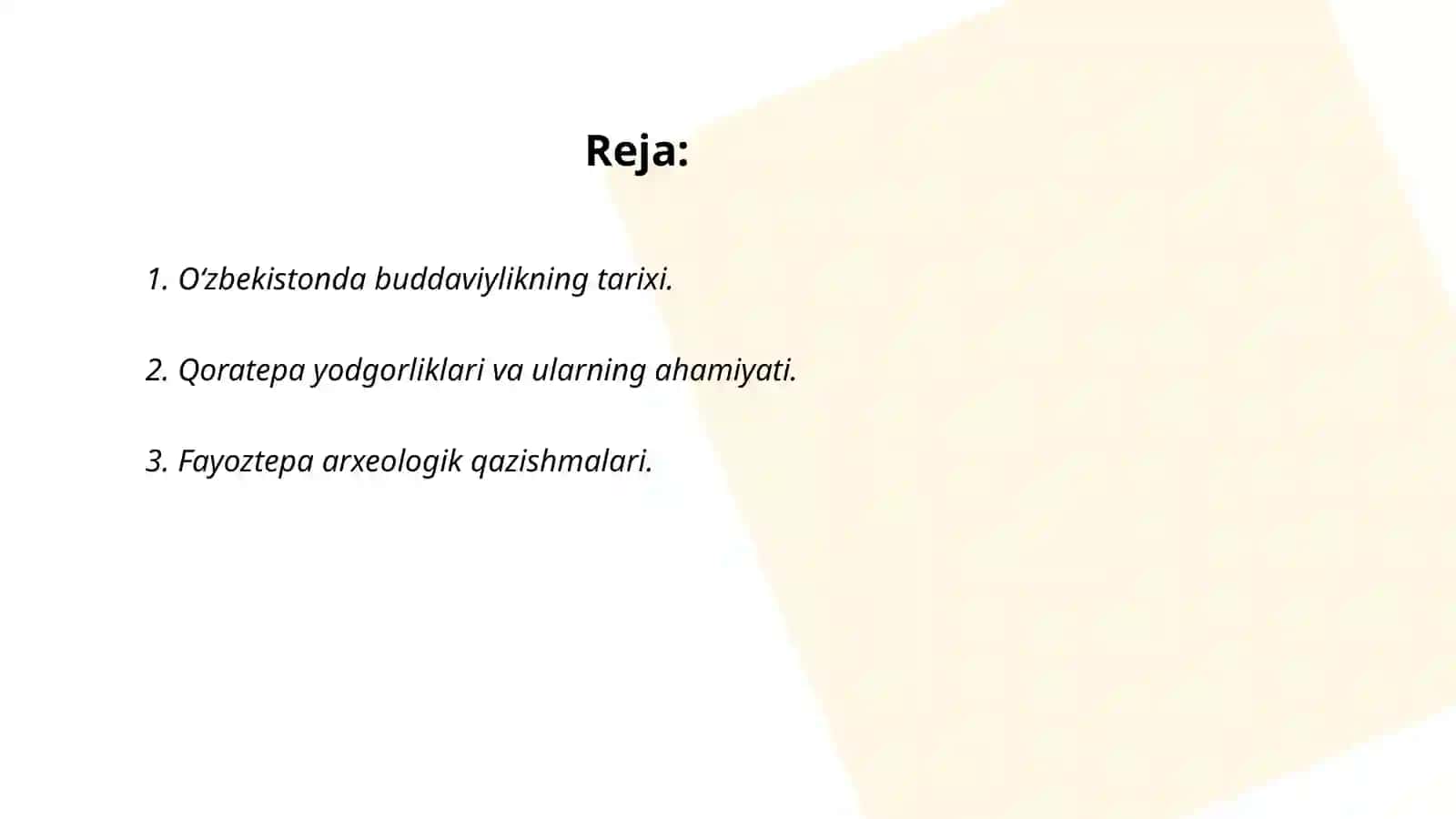 Oʻzbekistonda buddaviylikning tarixi 2