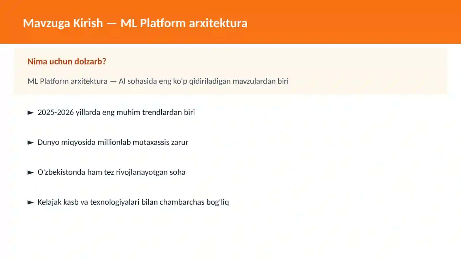 ML Platform arxitektura 2