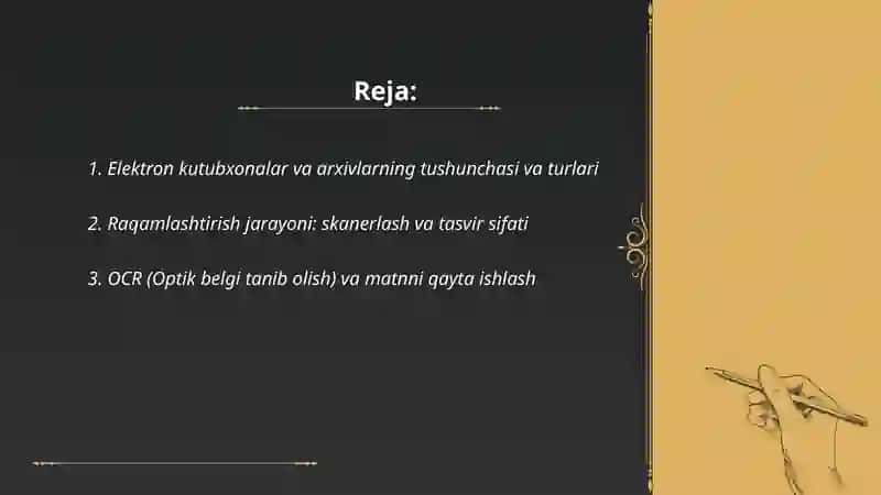 Elektron kutubxonalar va arxivlar bilan ishlash 2